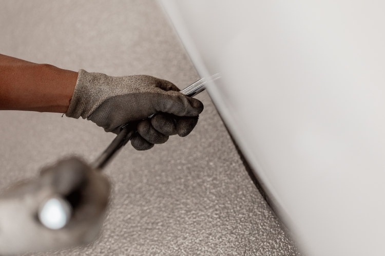 Working with equipment