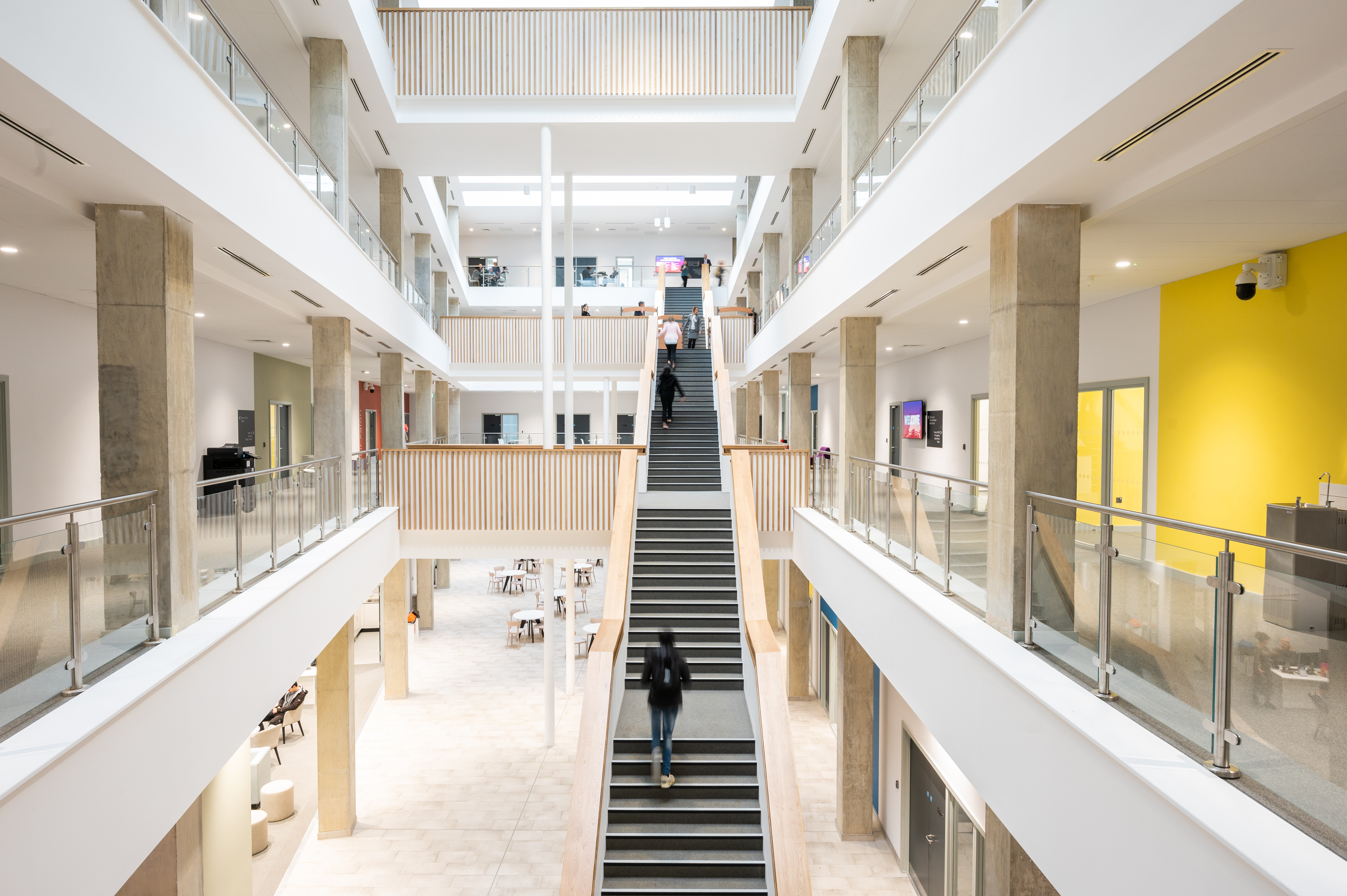 Two students chatting