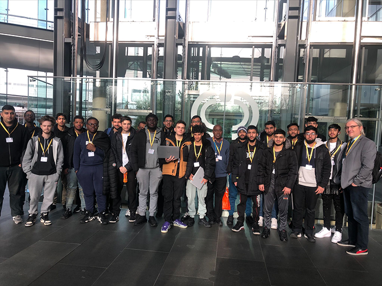 students visit Computacenter