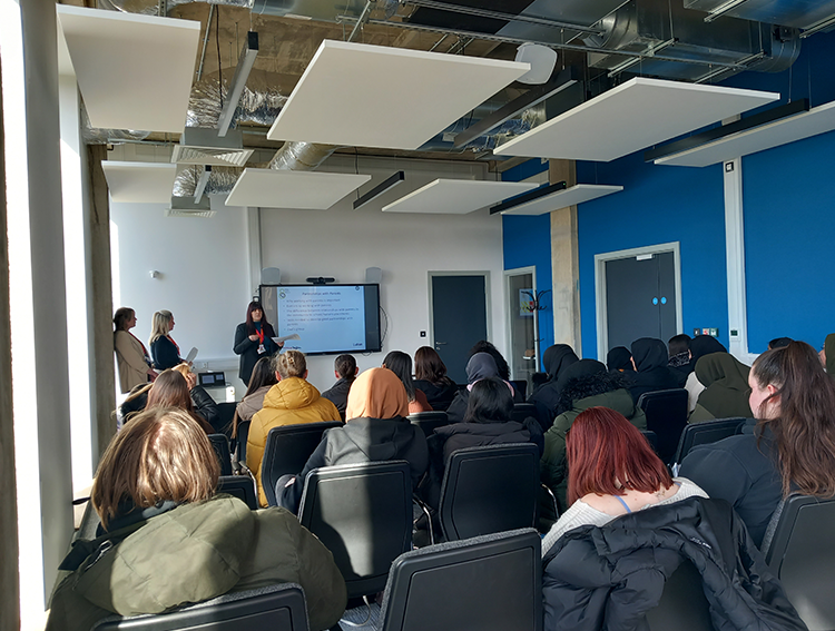 Guest speakers from Flying Start Luton