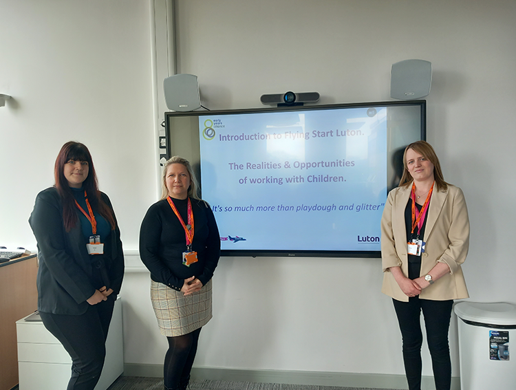 Guest speakers from Flying Start Luton