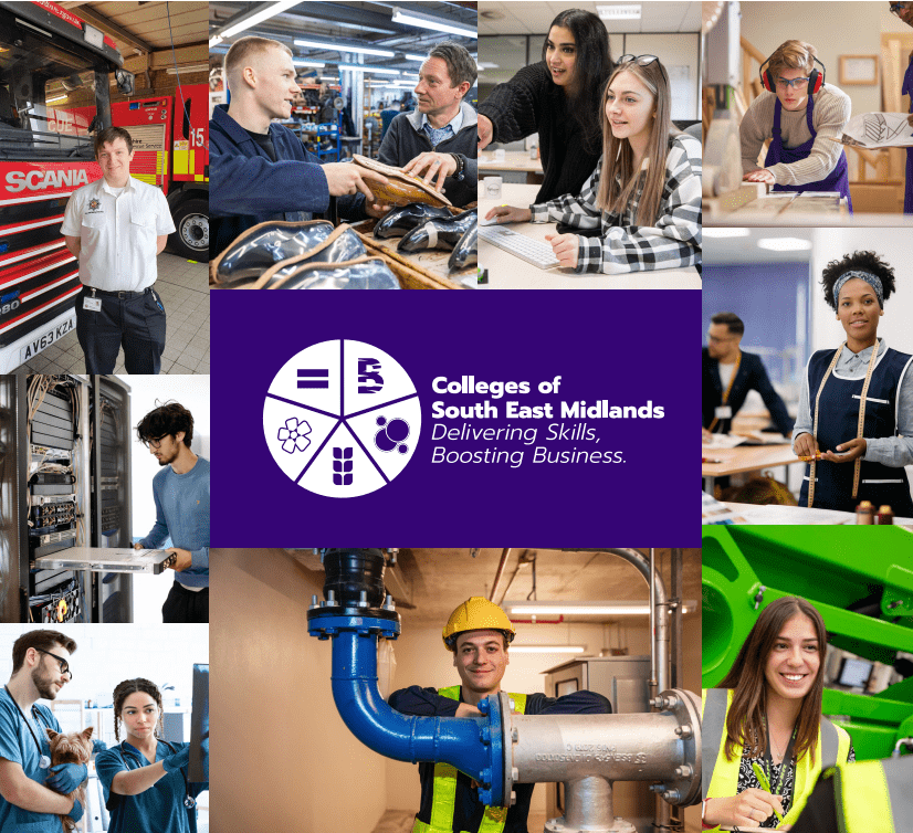 Colleges of South East Midlands Delivering Skills Boosting Business min
