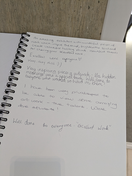 Comments about the exhibition