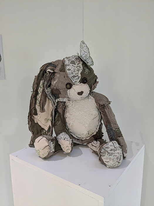 Distressed teddy bear